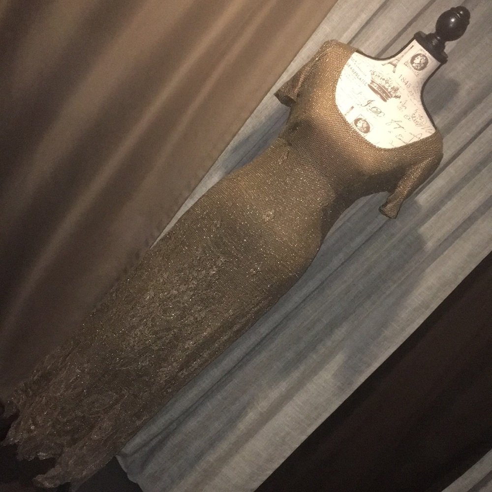 Vintage gold dress